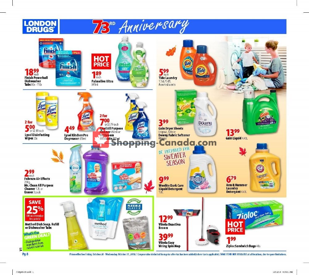 London Drugs flyer from Friday October 26, 2018 to Wednesday October 31, 2018 - page 9