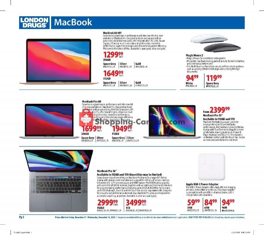 London Drugs flyer from Friday December 11, 2020 to Wednesday December 16, 2020 - page 2