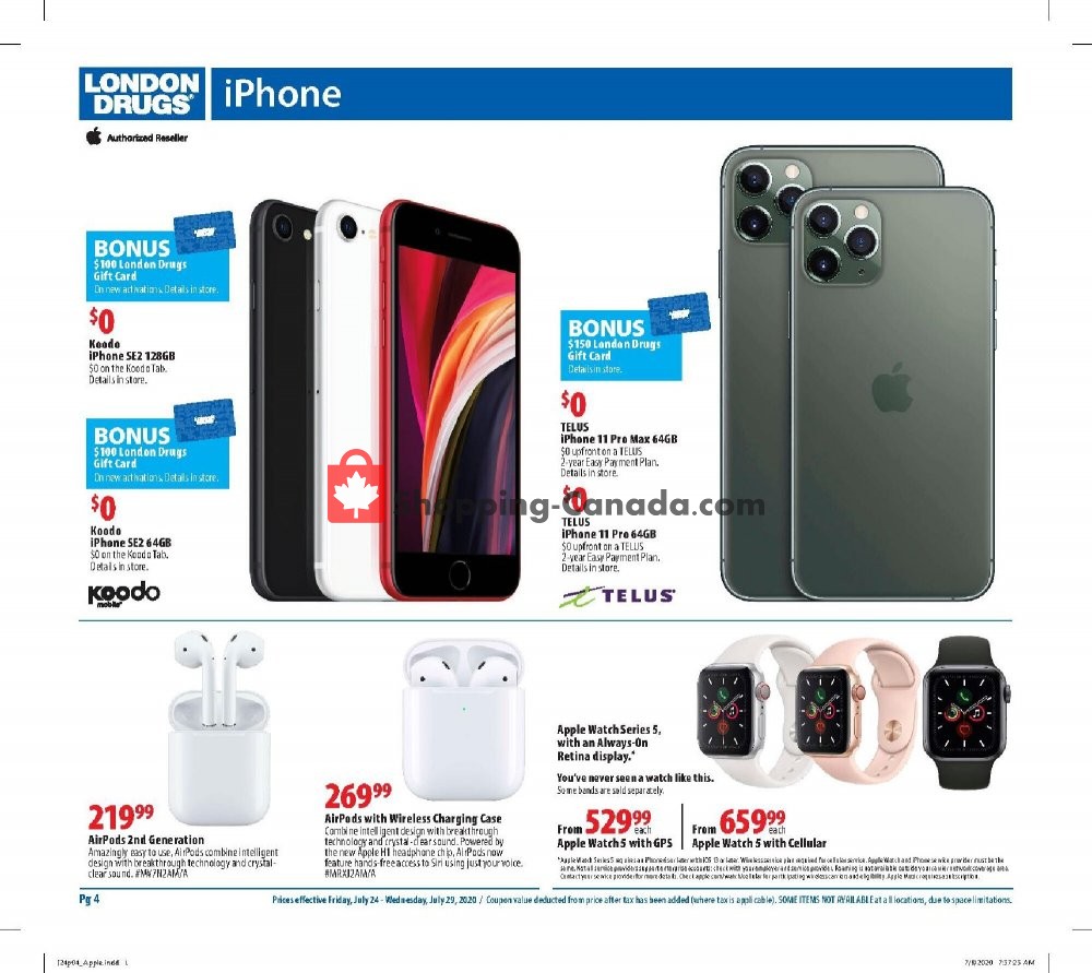 London Drugs flyer from Friday July 24, 2020 to Wednesday July 29, 2020 - page 4