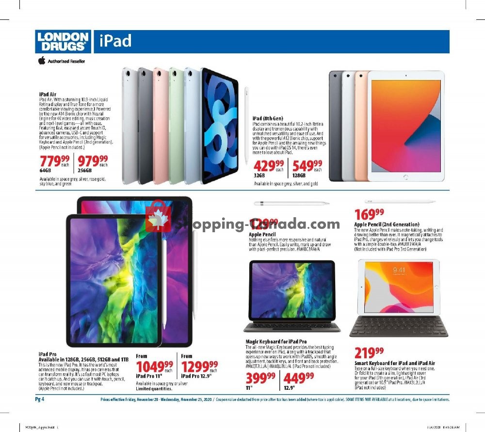 London Drugs flyer from Friday November 20, 2020 to Wednesday November 25, 2020 - page 4