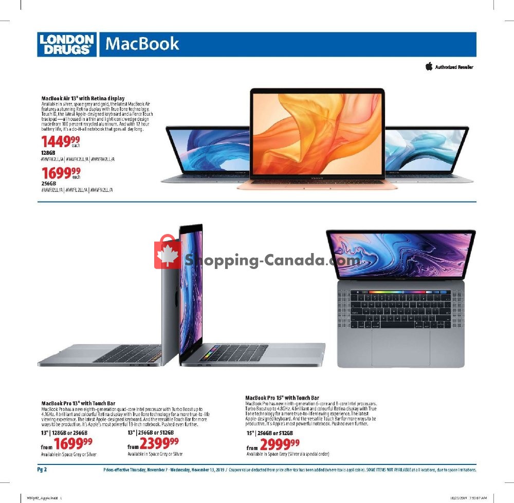 London Drugs flyer from Thursday November 7, 2019 to Wednesday November 13, 2019 - page 2