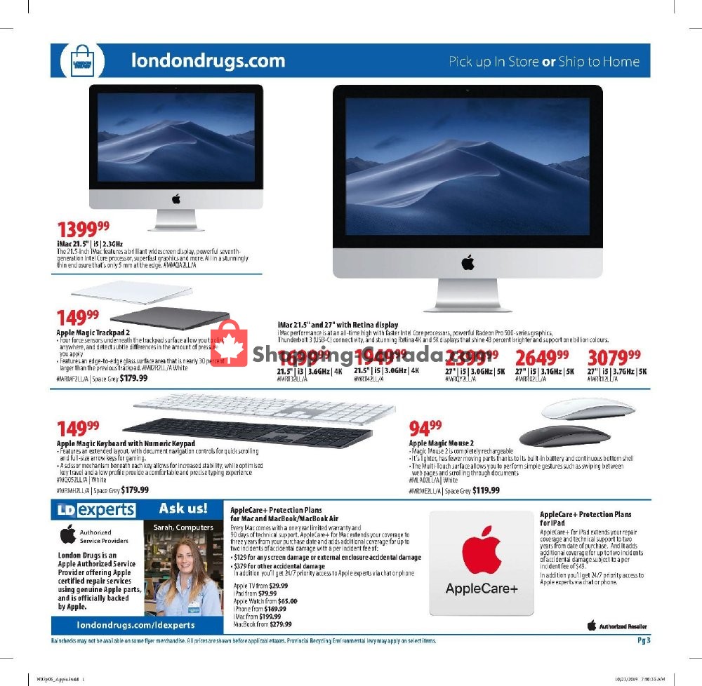 London Drugs flyer from Thursday November 7, 2019 to Wednesday November 13, 2019 - page 3