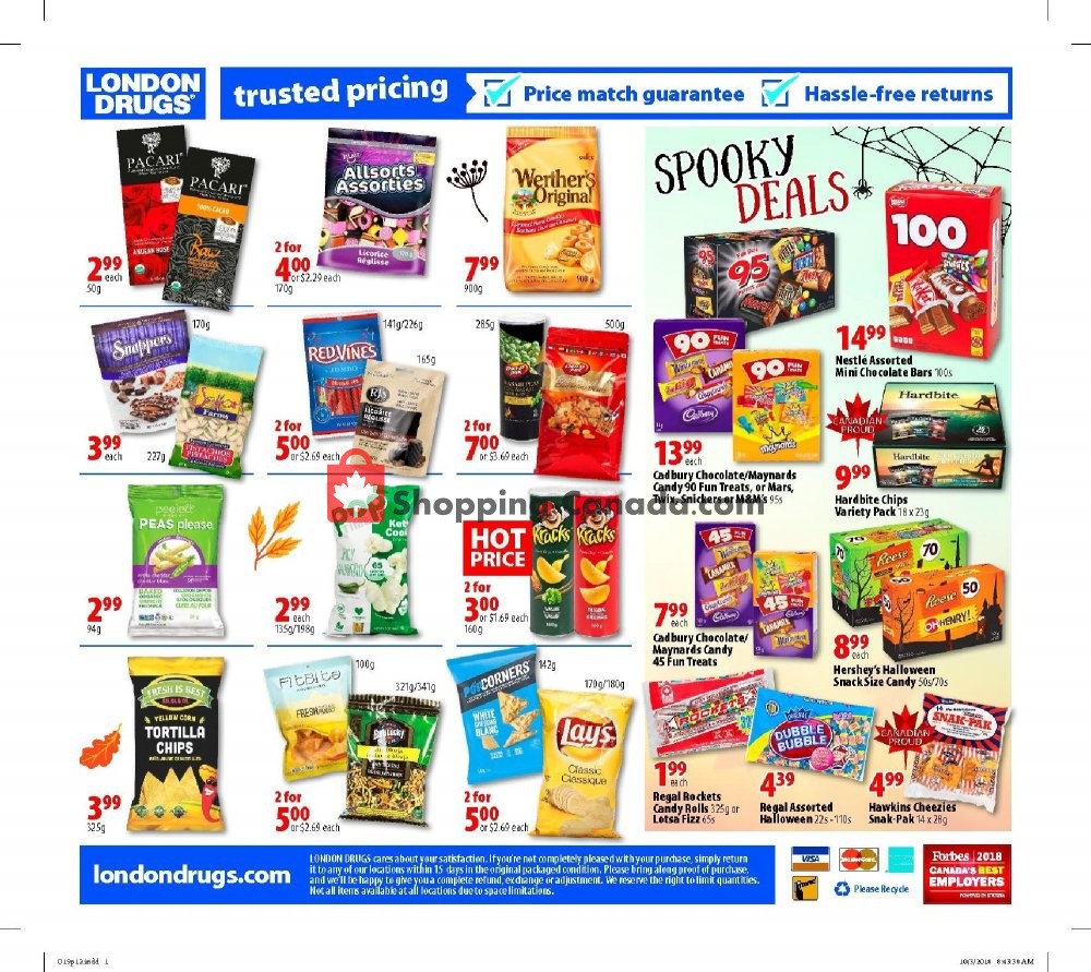 London Drugs flyer from Friday October 19, 2018 to Wednesday October 24, 2018 - page 14