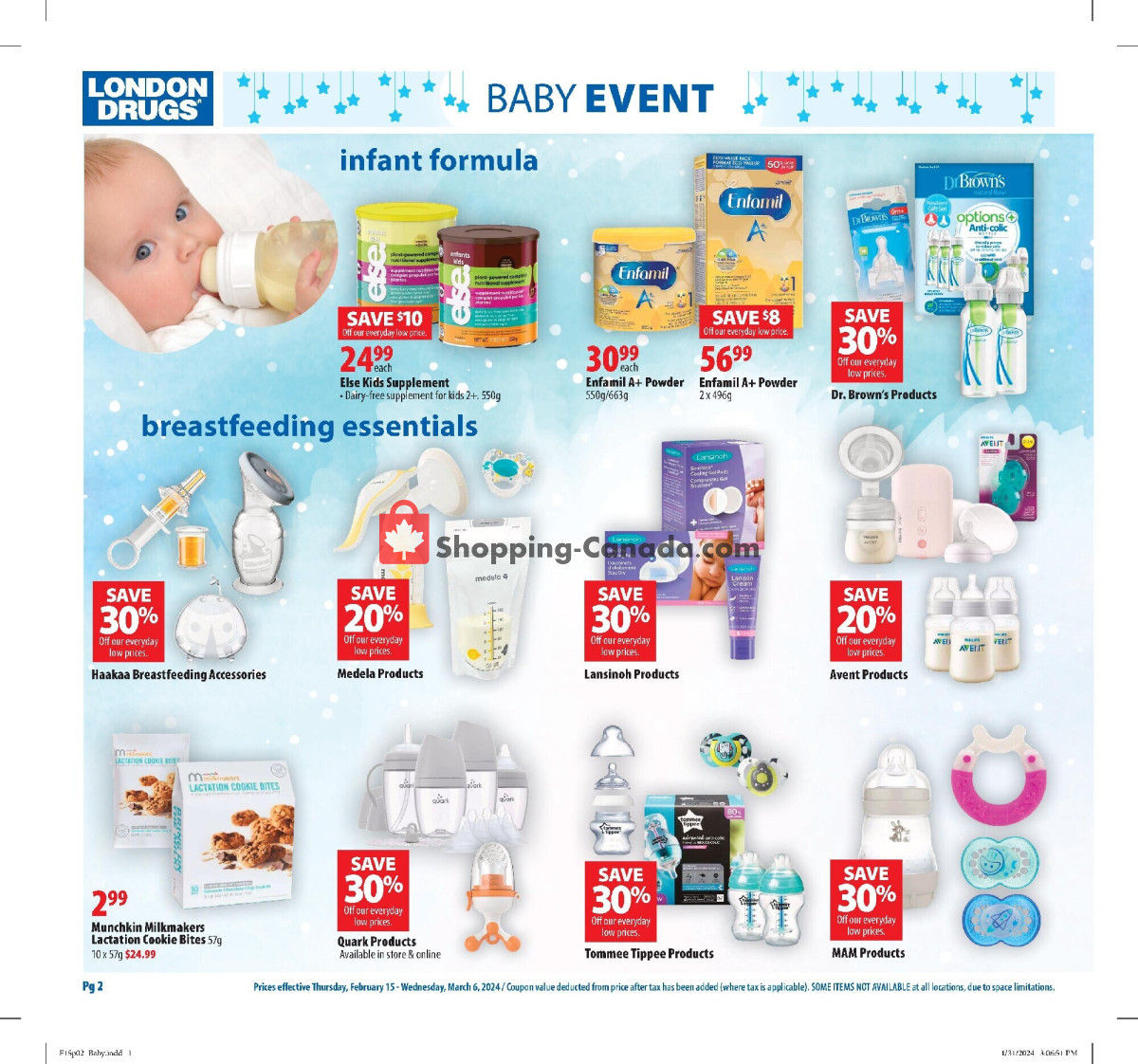 London Drugs flyer from Thursday February 15, 2024 to Wednesday March 6, 2024 - page 2