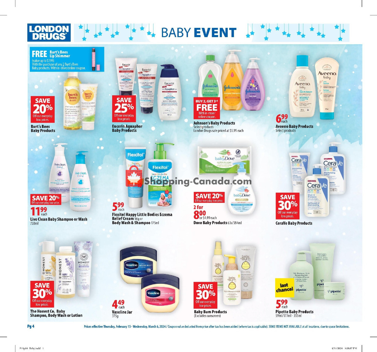London Drugs flyer from Thursday February 15, 2024 to Wednesday March 6, 2024 - page 4