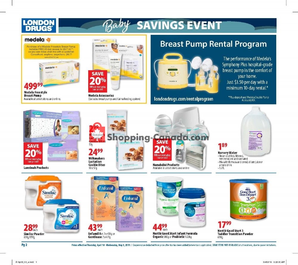 London Drugs flyer from Thursday April 18, 2019 to Wednesday May 8, 2019 - page 2