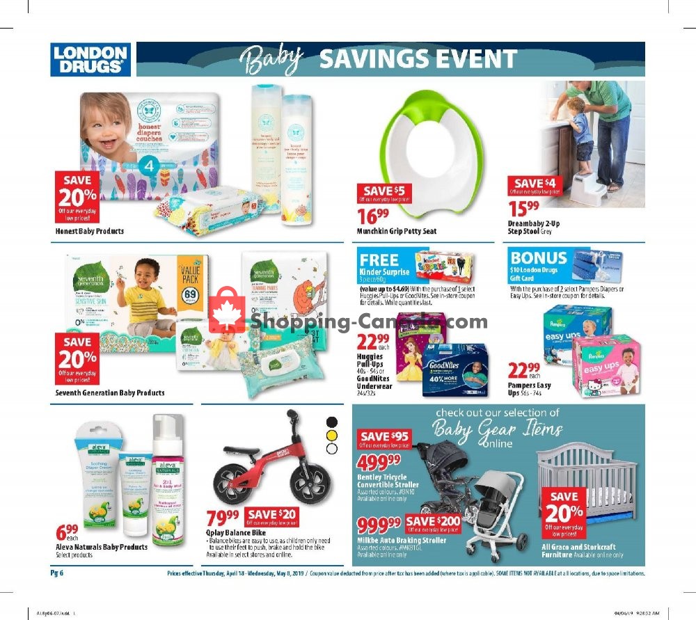 London Drugs flyer from Thursday April 18, 2019 to Wednesday May 8, 2019 - page 6