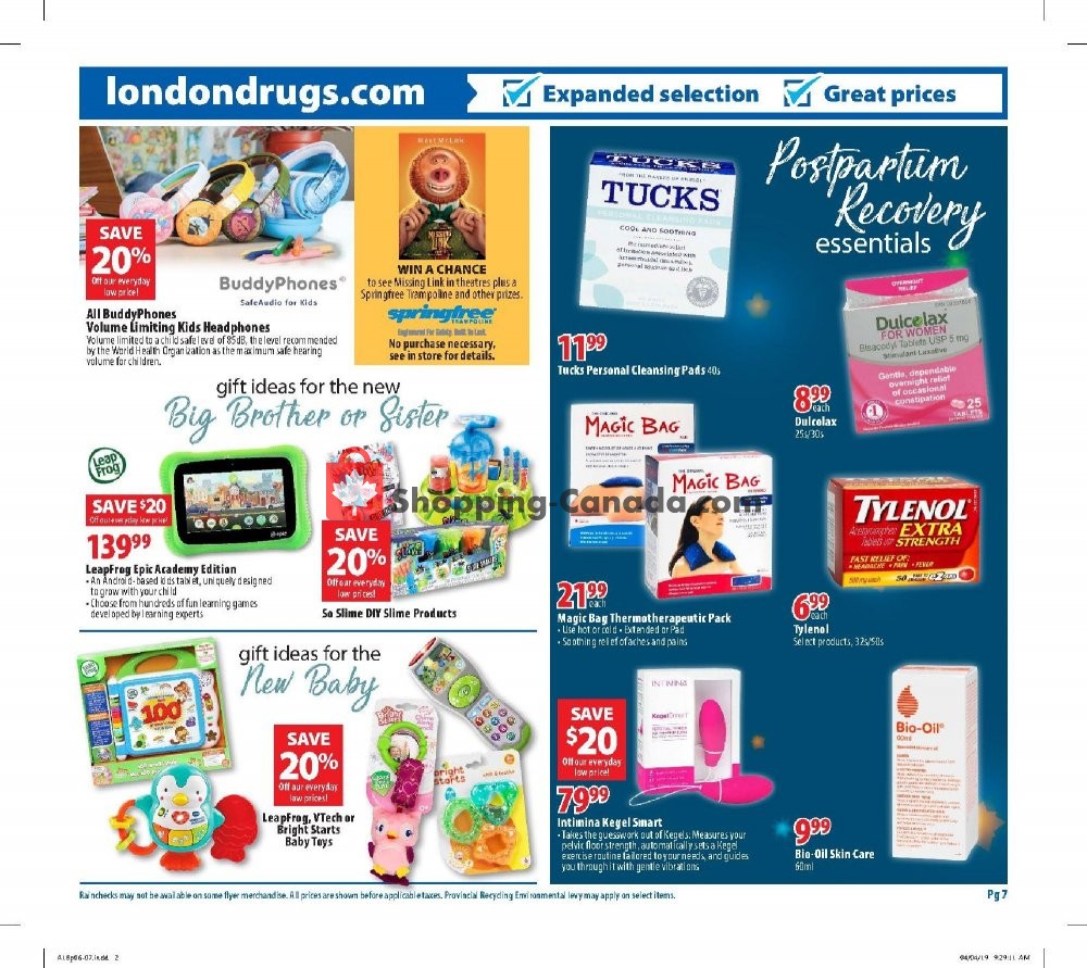 London Drugs flyer from Thursday April 18, 2019 to Wednesday May 8, 2019 - page 7