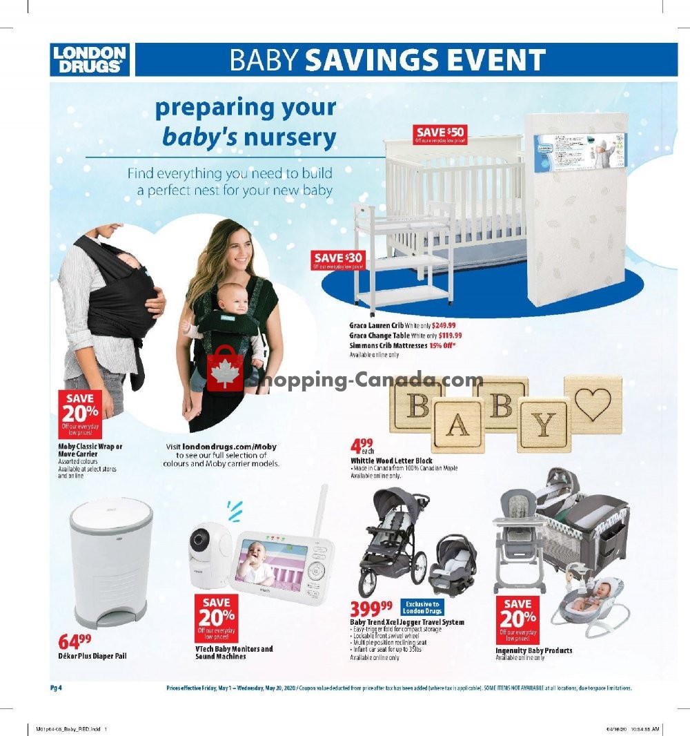 London Drugs flyer from Friday May 1, 2020 to Wednesday May 20, 2020 - page 4