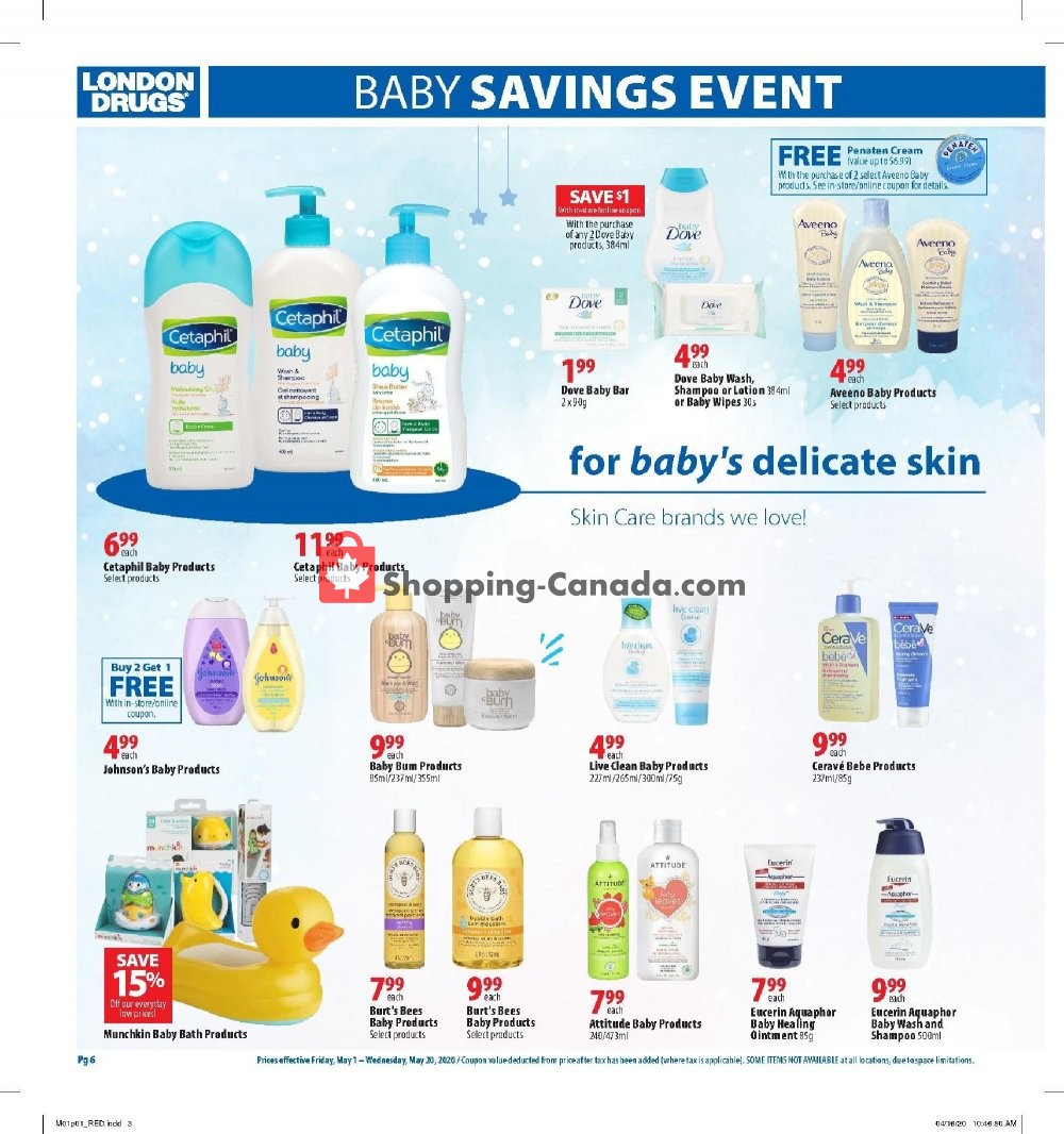 London Drugs flyer from Friday May 1, 2020 to Wednesday May 20, 2020 - page 6