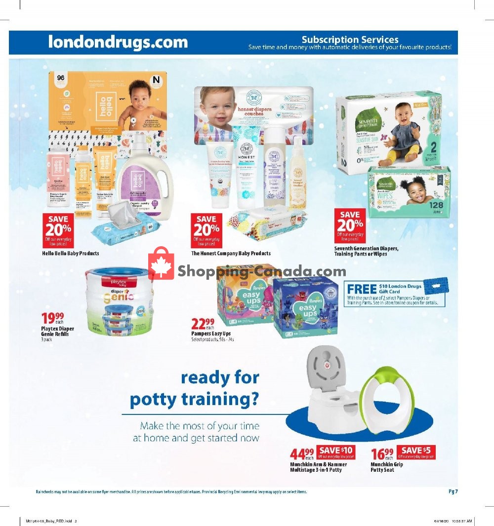 London Drugs flyer from Friday May 1, 2020 to Wednesday May 20, 2020 - page 7