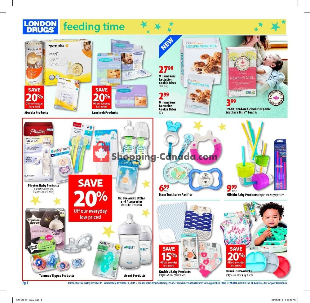 London Drugs flyer from Friday October 19, 2018 to Wednesday November 7, 2018 - page 2