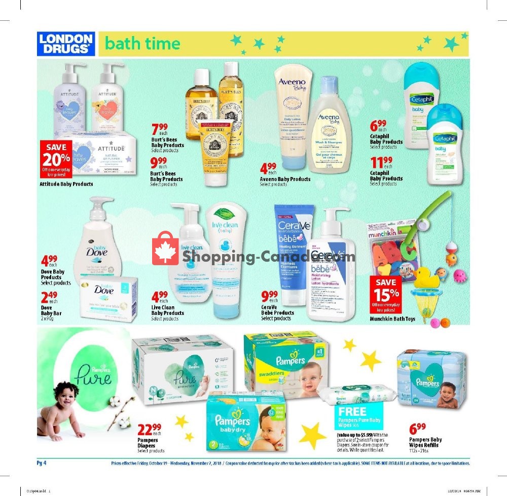 London Drugs flyer from Friday October 19, 2018 to Wednesday November 7, 2018 - page 4