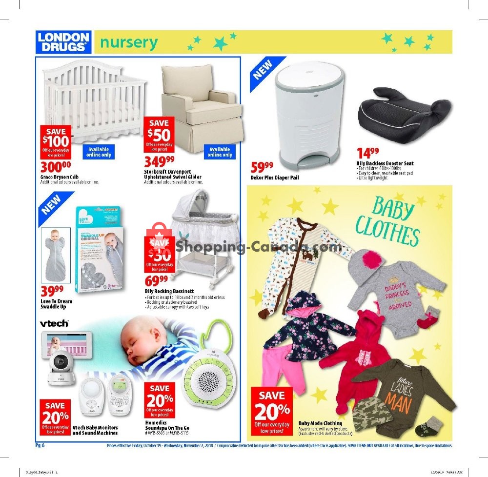 London Drugs flyer from Friday October 19, 2018 to Wednesday November 7, 2018 - page 6