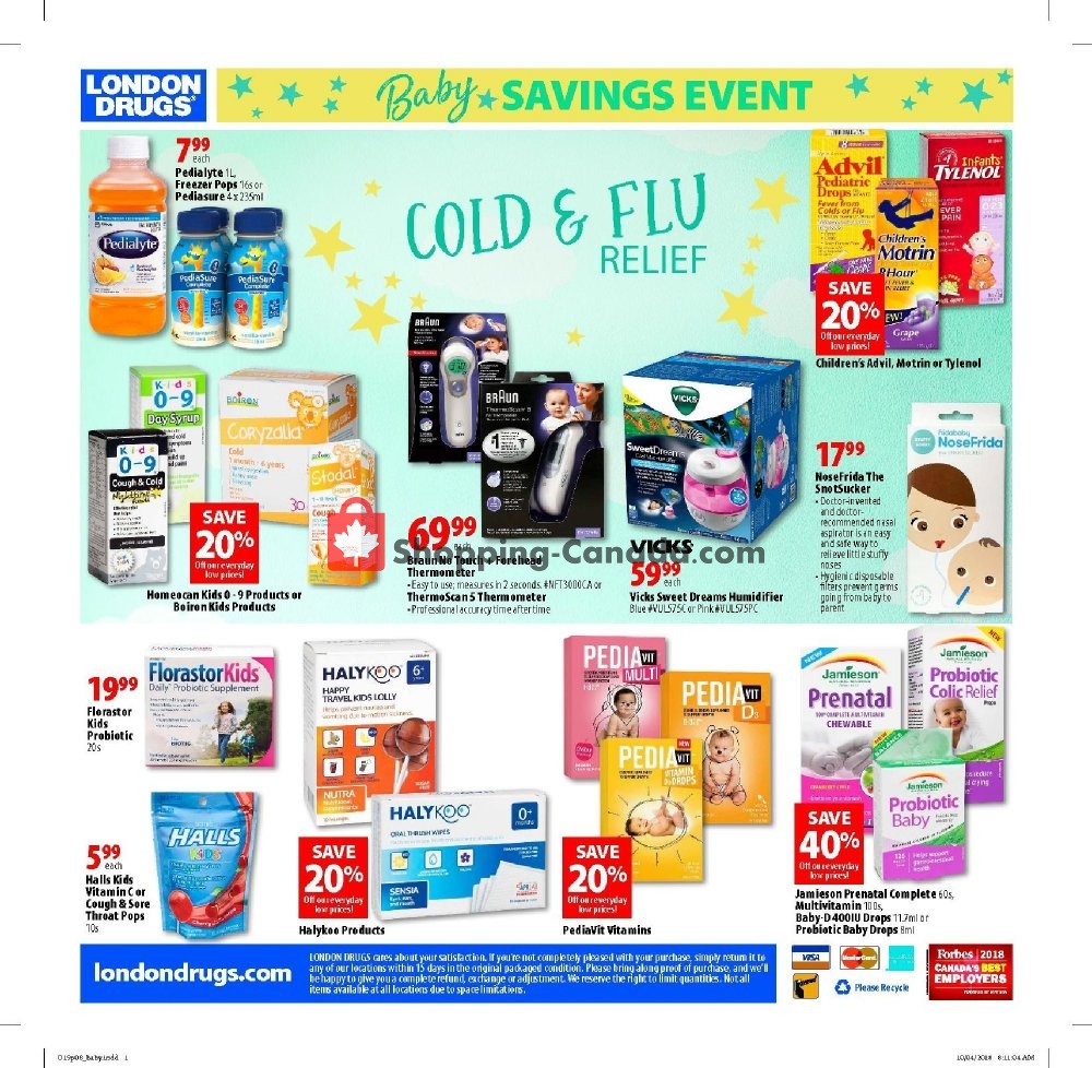 London Drugs flyer from Friday October 19, 2018 to Wednesday November 7, 2018 - page 9