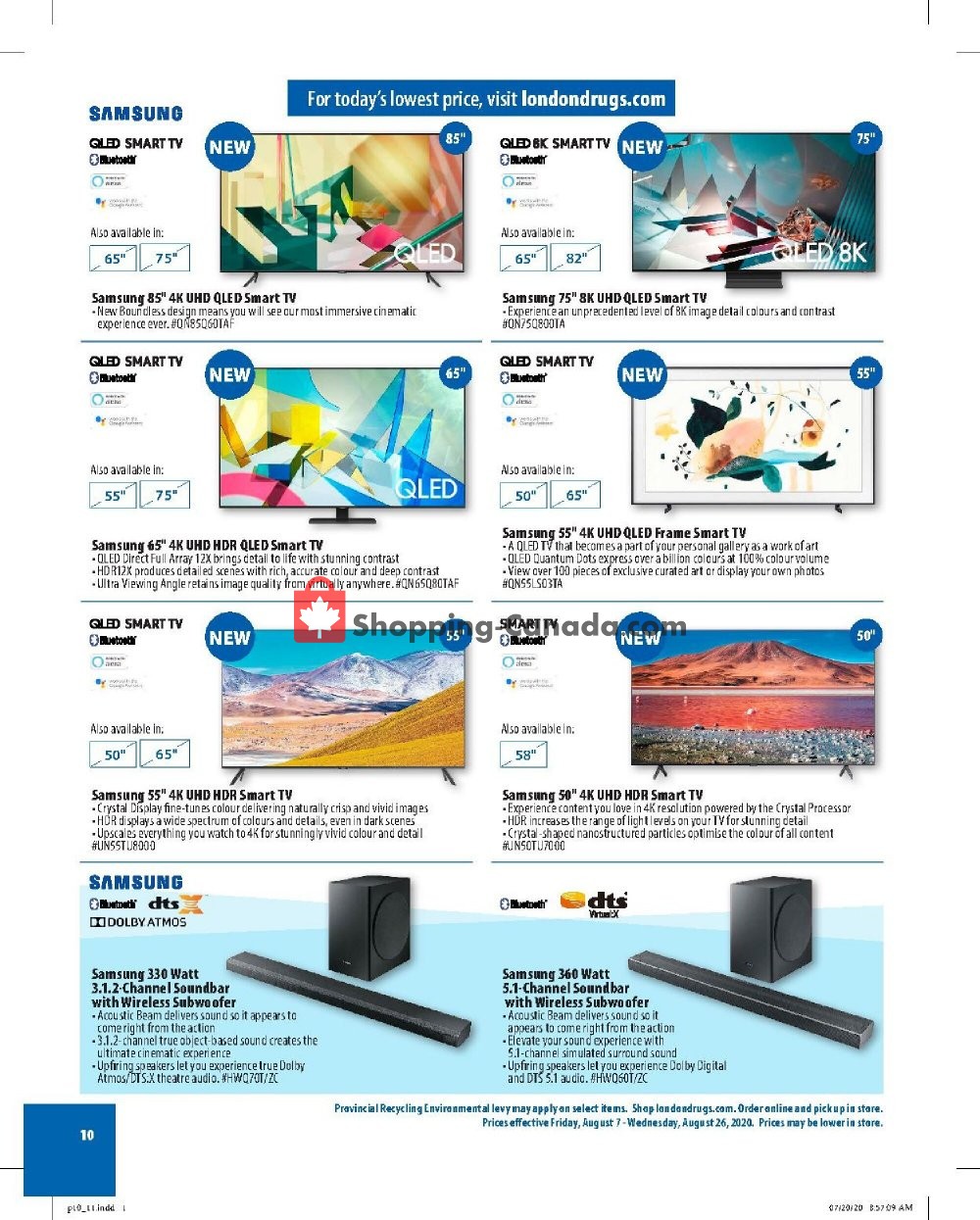 London Drugs flyer from Friday August 7, 2020 to Wednesday August 26, 2020 - page 10