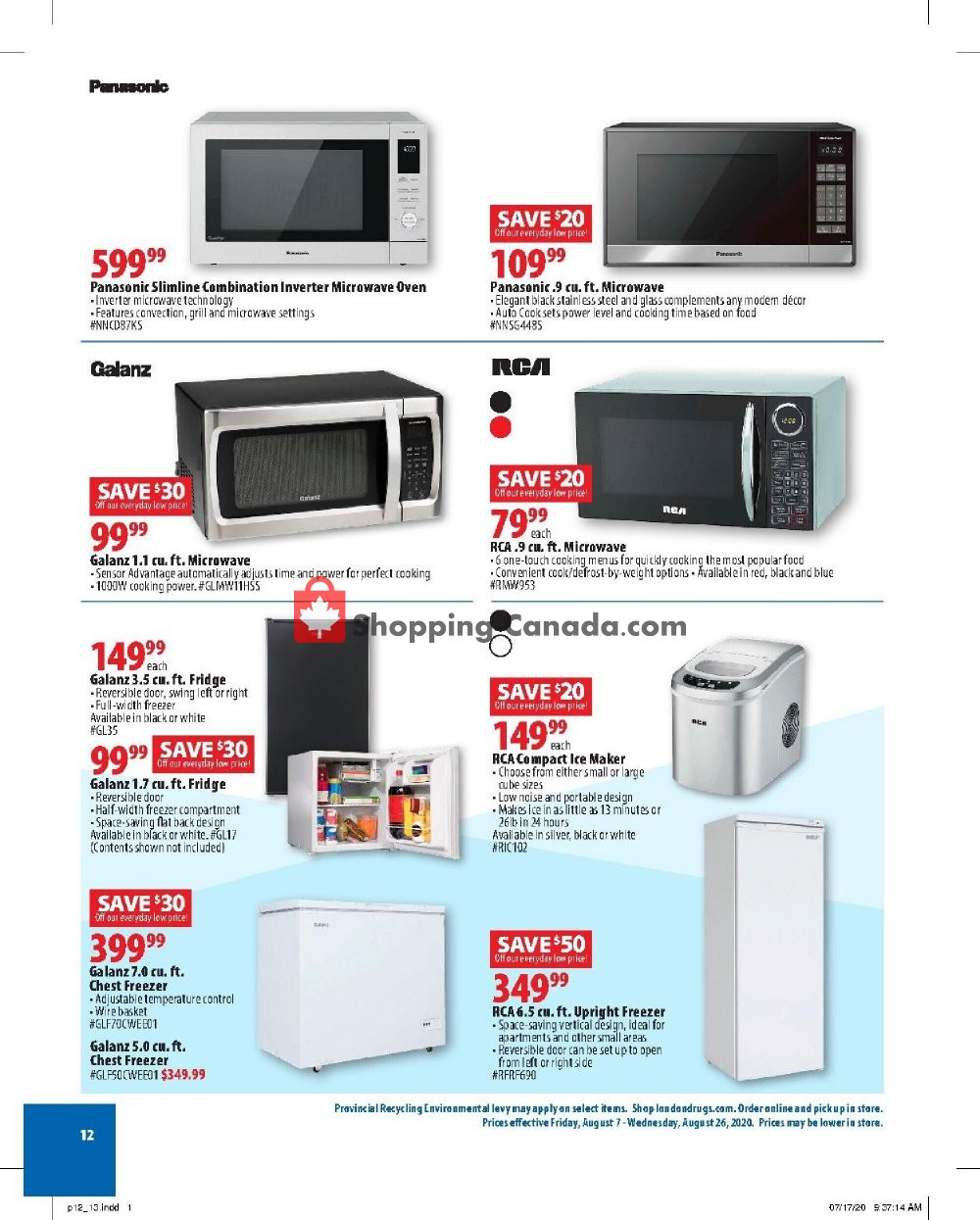 London Drugs flyer from Friday August 7, 2020 to Wednesday August 26, 2020 - page 12