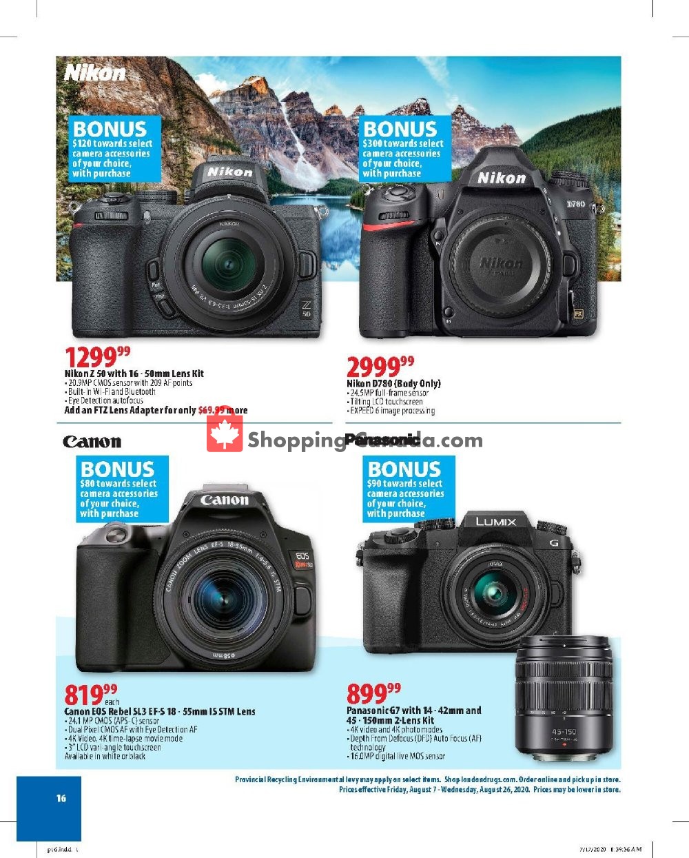 London Drugs flyer from Friday August 7, 2020 to Wednesday August 26, 2020 - page 16