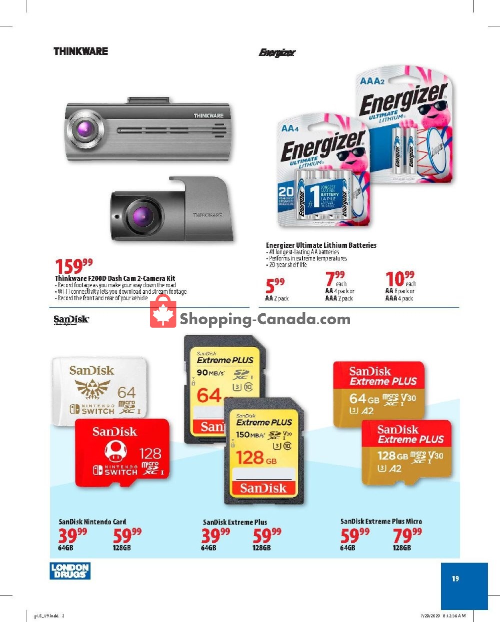 London Drugs flyer from Friday August 7, 2020 to Wednesday August 26, 2020 - page 19
