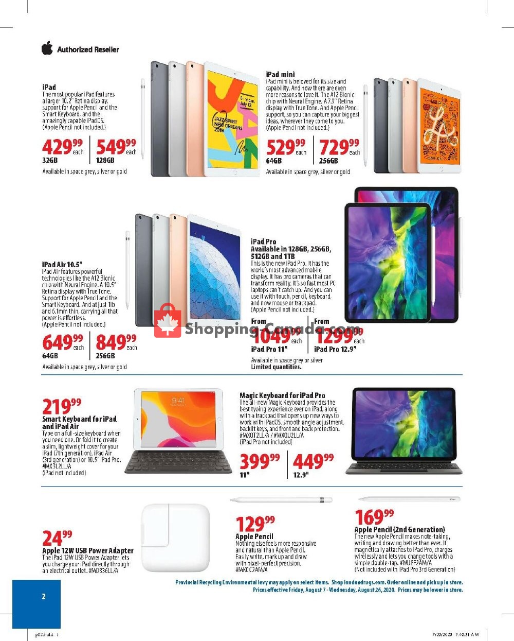 London Drugs flyer from Friday August 7, 2020 to Wednesday August 26, 2020 - page 2