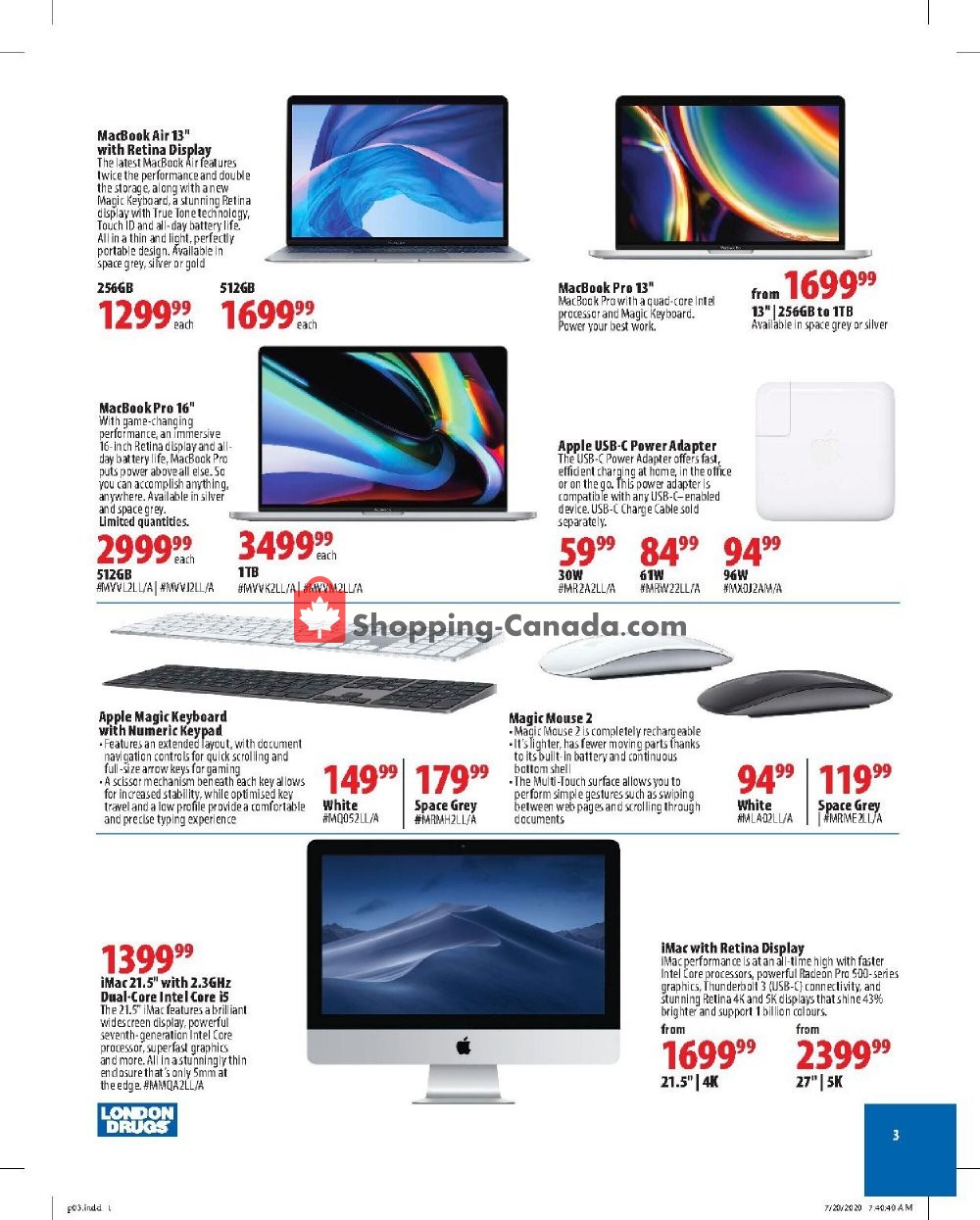 London Drugs flyer from Friday August 7, 2020 to Wednesday August 26, 2020 - page 3