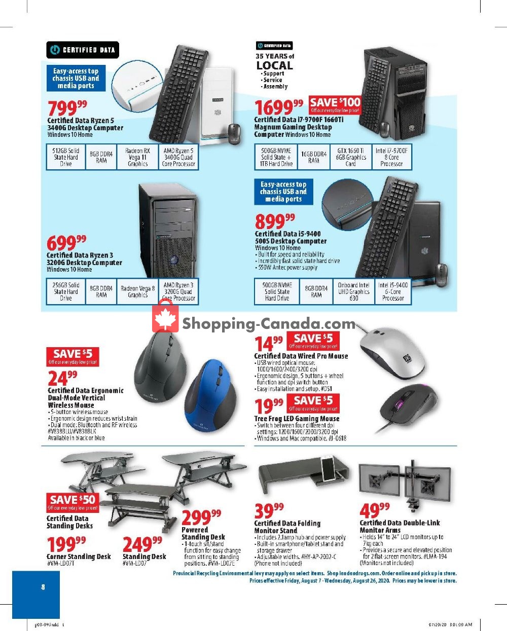 London Drugs flyer from Friday August 7, 2020 to Wednesday August 26, 2020 - page 8