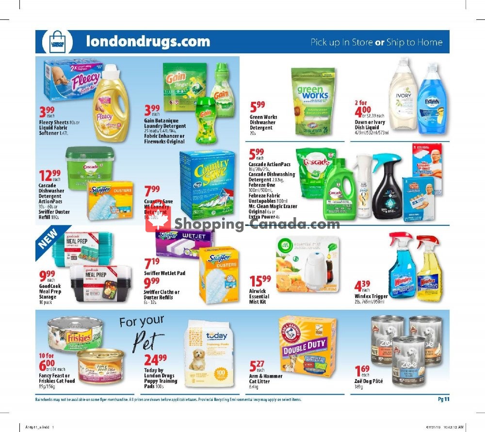 London Drugs flyer from Friday August 16, 2019 to Wednesday August 21, 2019 - page 11