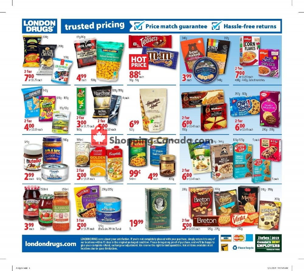 London Drugs flyer from Friday August 16, 2019 to Wednesday August 21, 2019 - page 25