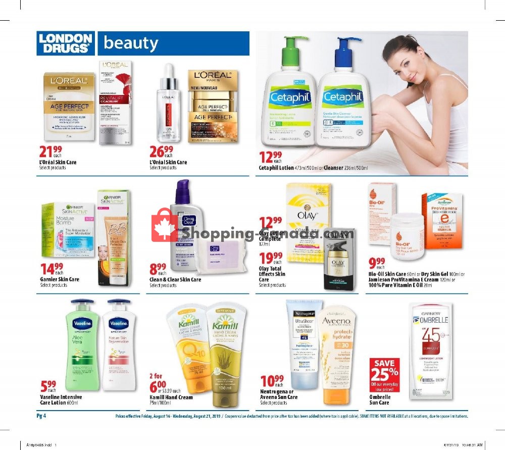London Drugs flyer from Friday August 16, 2019 to Wednesday August 21, 2019 - page 4