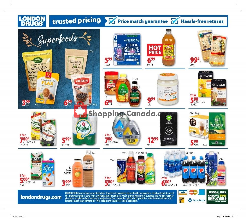 London Drugs flyer from Friday August 23, 2019 to Wednesday August 28, 2019 - page 13