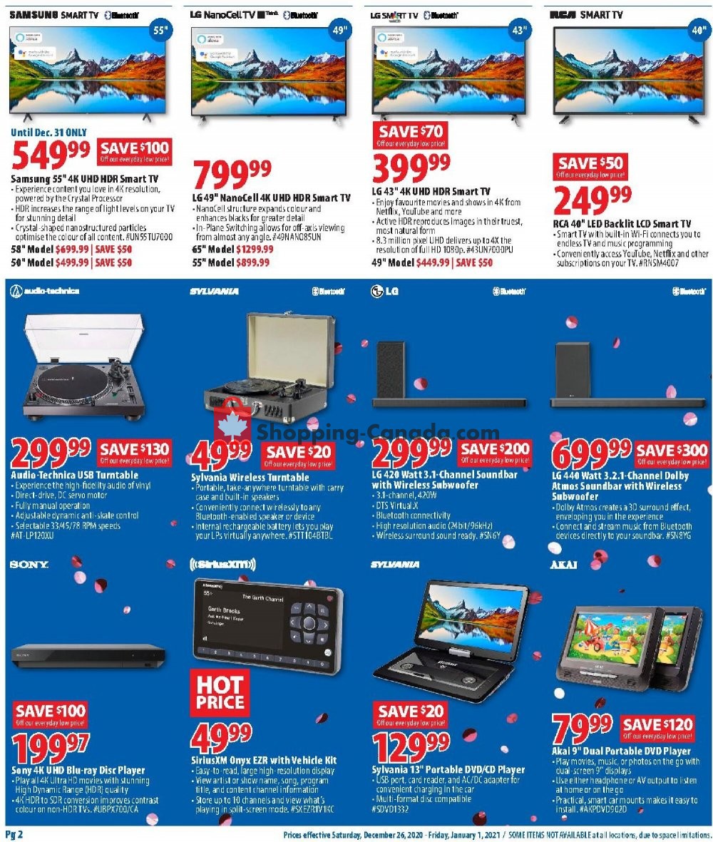 London Drugs flyer from Saturday December 26, 2020 to Friday January 1, 2021 - page 4