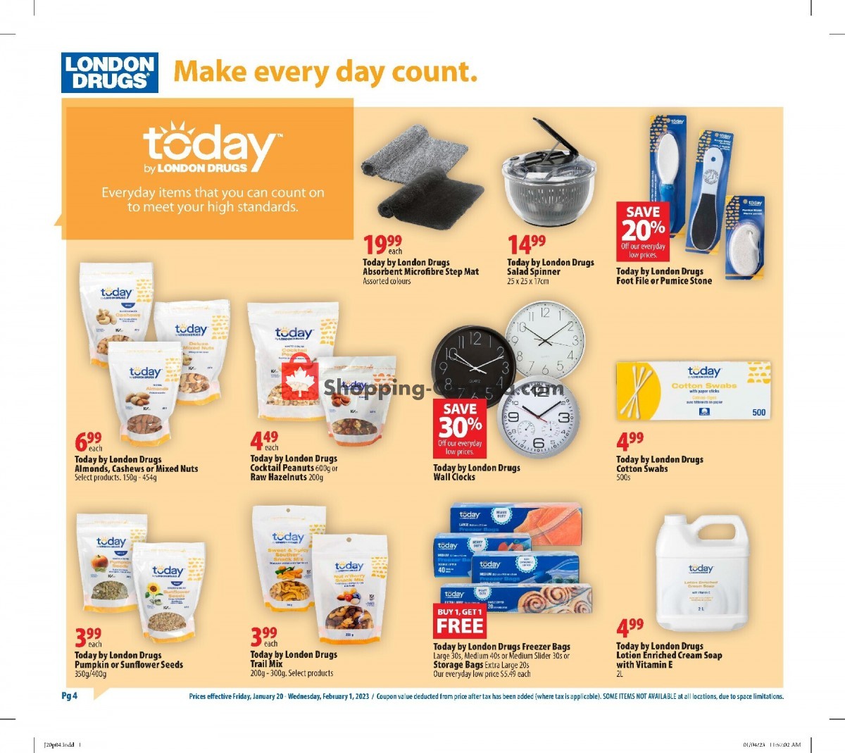 London Drugs flyer from Friday January 20, 2023 to Wednesday February 1, 2023 - page 4