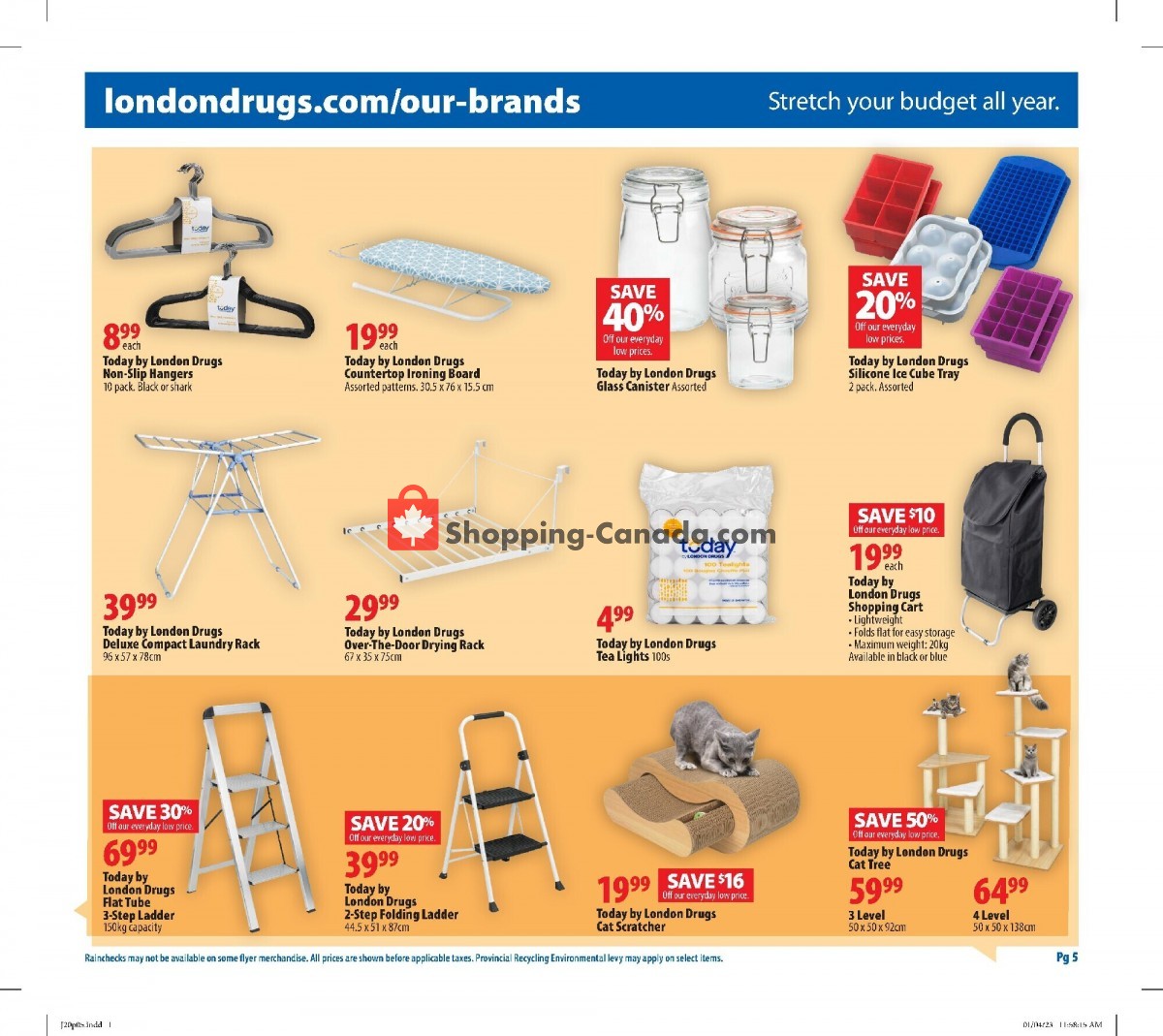 London Drugs flyer from Friday January 20, 2023 to Wednesday February 1, 2023 - page 5