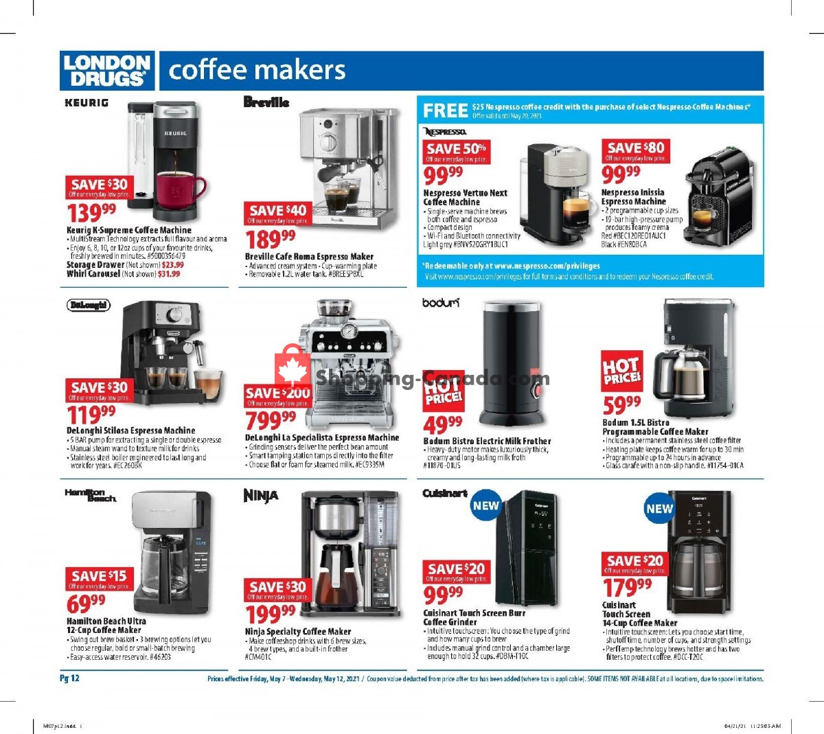 London Drugs flyer from Friday May 7, 2021 to Wednesday May 12, 2021 - page 14