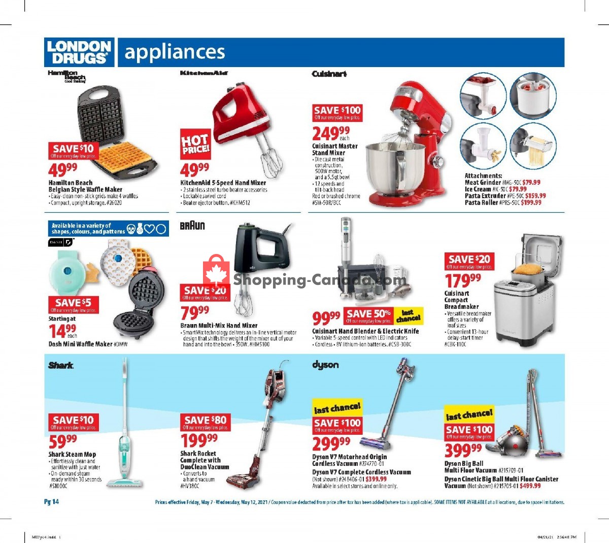 London Drugs flyer from Friday May 7, 2021 to Wednesday May 12, 2021 - page 16