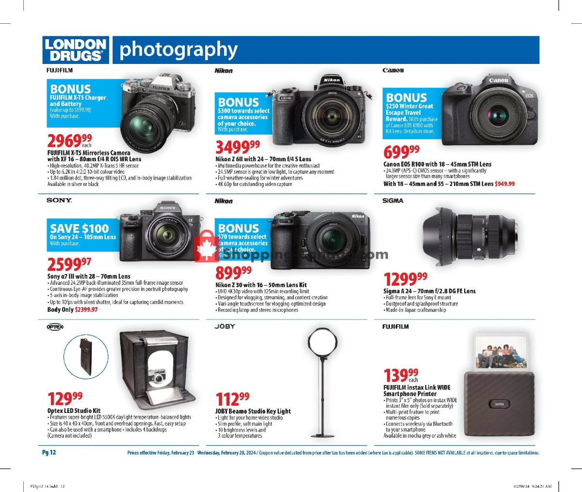 London Drugs flyer from Friday February 23, 2024 to Wednesday February 28, 2024 - page 13
