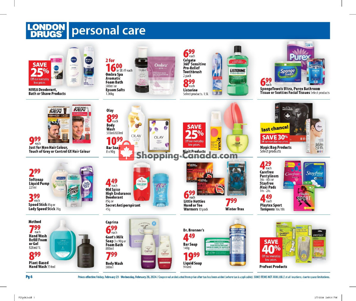 London Drugs flyer from Friday February 23, 2024 to Wednesday February 28, 2024 - page 7