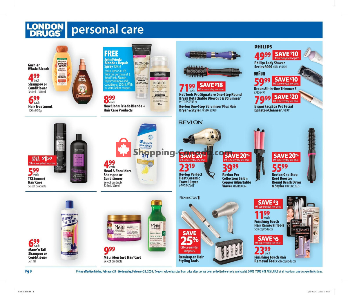 London Drugs flyer from Friday February 23, 2024 to Wednesday February 28, 2024 - page 9