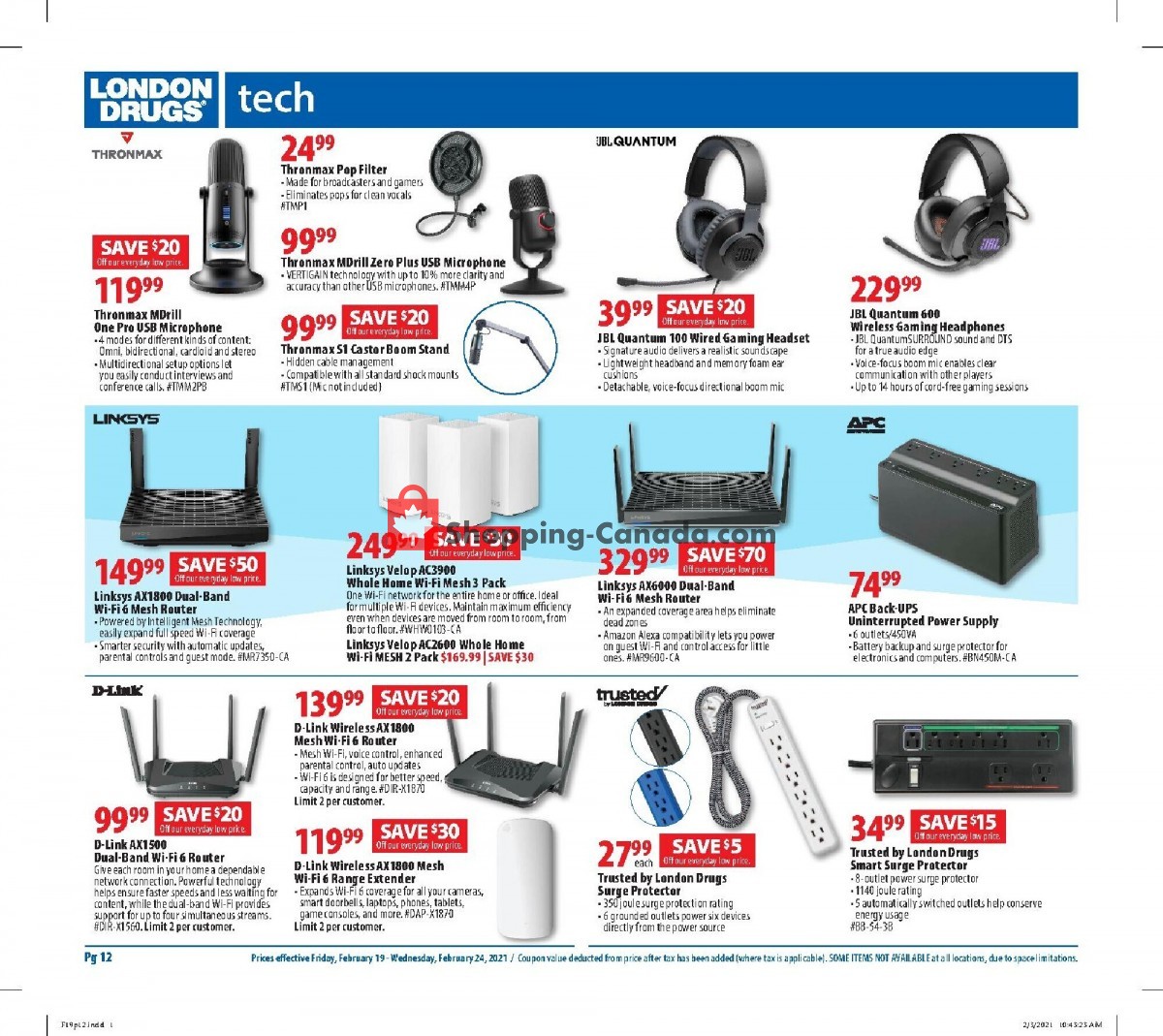 London Drugs flyer from Friday February 19, 2021 to Wednesday February 24, 2021 - page 14