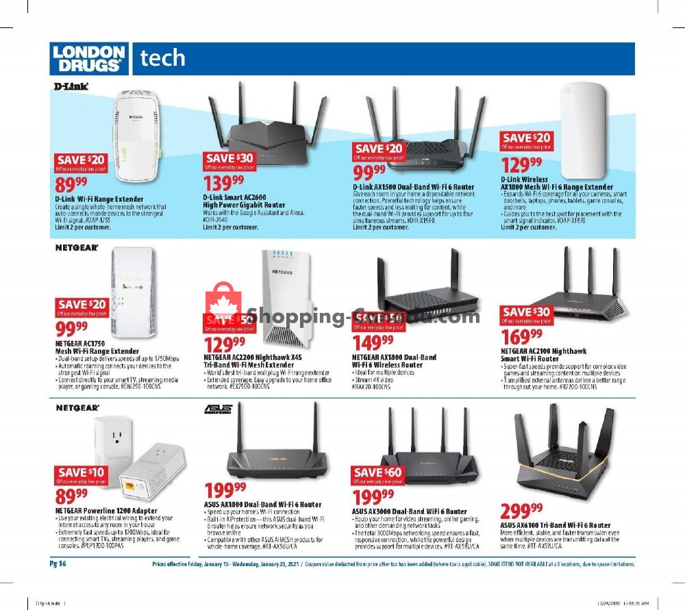 London Drugs flyer from Friday January 15, 2021 to Wednesday January 20, 2021 - page 19