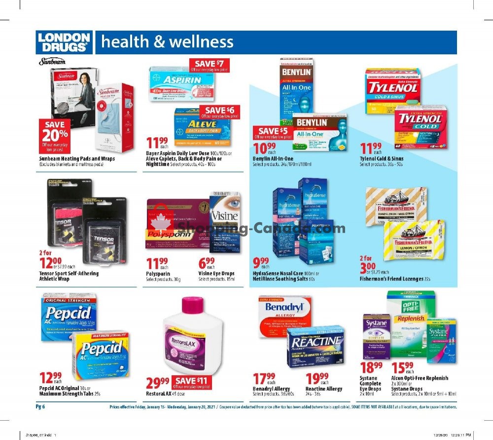 London Drugs flyer from Friday January 15, 2021 to Wednesday January 20, 2021 - page 9