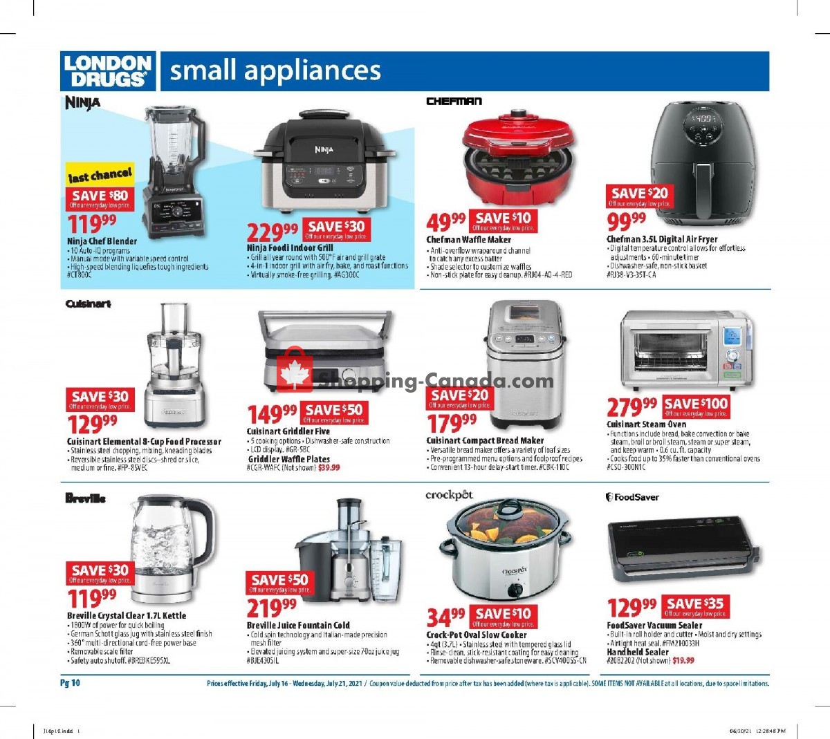 London Drugs flyer from Friday July 16, 2021 to Wednesday July 21, 2021 - page 11