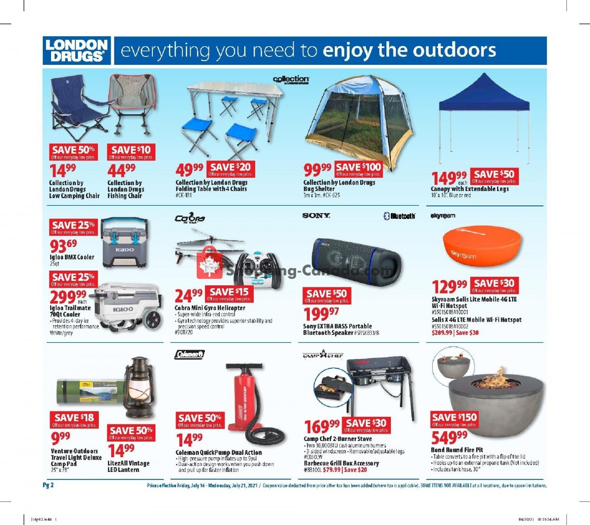 London Drugs flyer from Friday July 16, 2021 to Wednesday July 21, 2021 - page 3