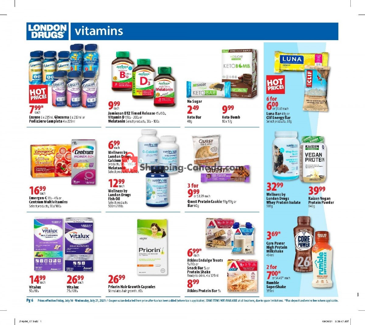 London Drugs flyer from Friday July 16, 2021 to Wednesday July 21, 2021 - page 7