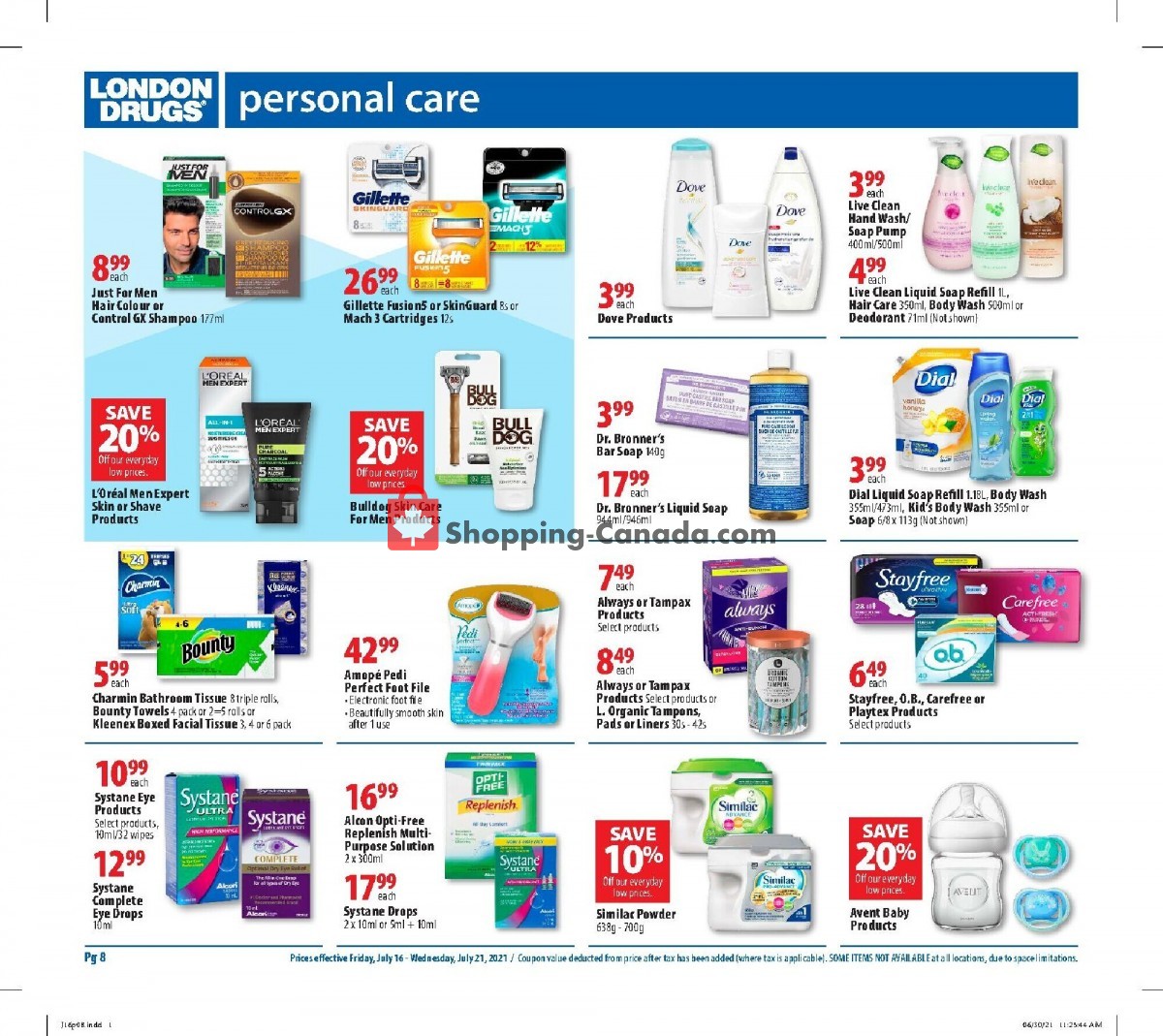 London Drugs flyer from Friday July 16, 2021 to Wednesday July 21, 2021 - page 9