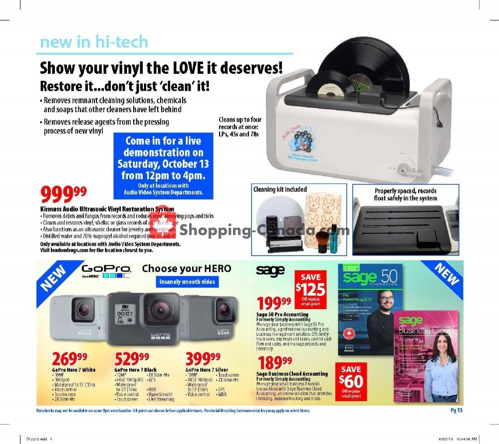 London Drugs flyer from Friday October 12, 2018 to Wednesday October 17, 2018 - page 16