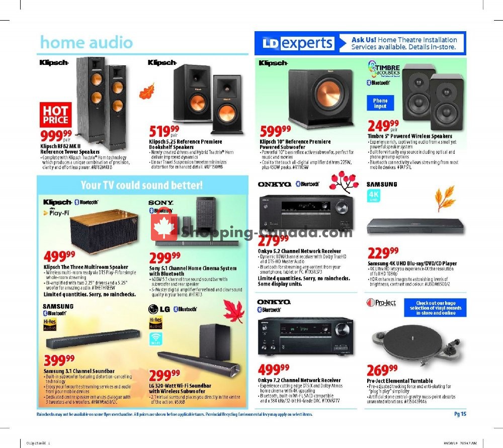 London Drugs flyer from Friday October 12, 2018 to Wednesday October 17, 2018 - page 18
