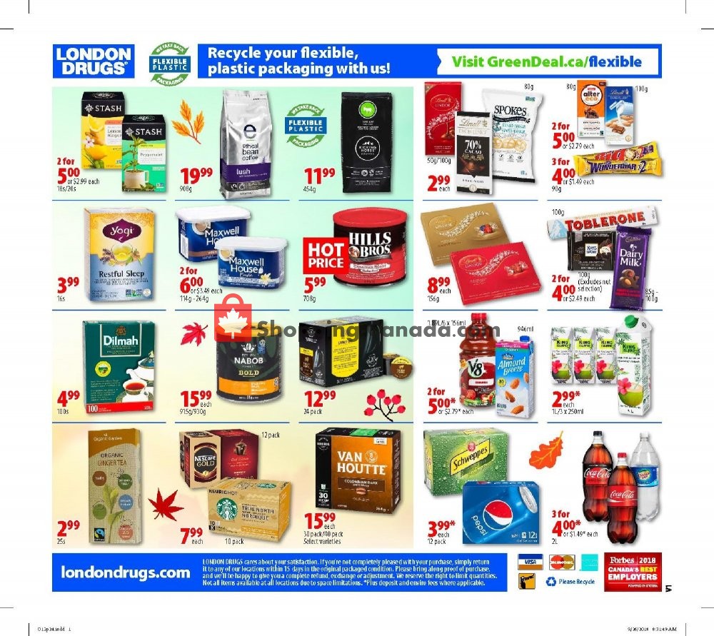 London Drugs flyer from Friday October 12, 2018 to Wednesday October 17, 2018 - page 28