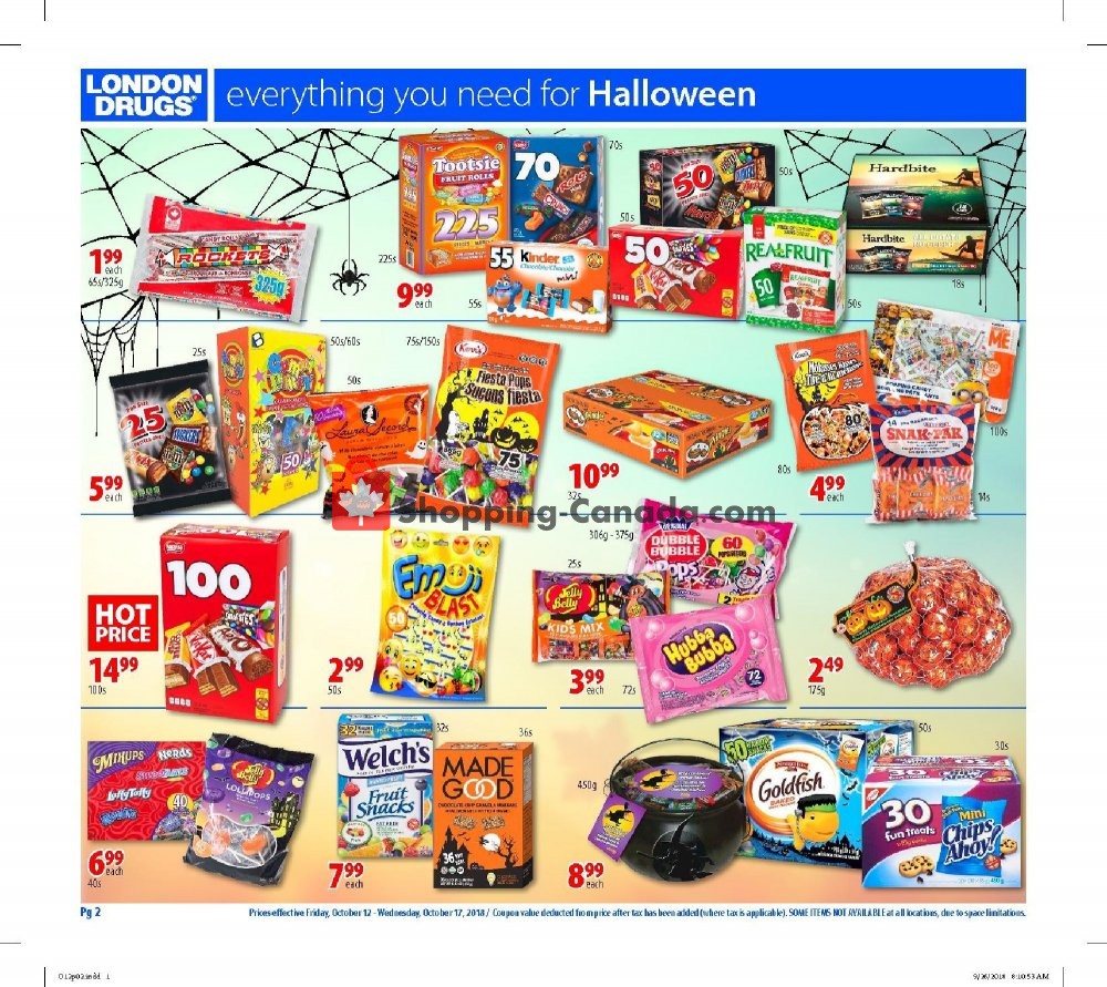 London Drugs flyer from Friday October 12, 2018 to Wednesday October 17, 2018 - page 3