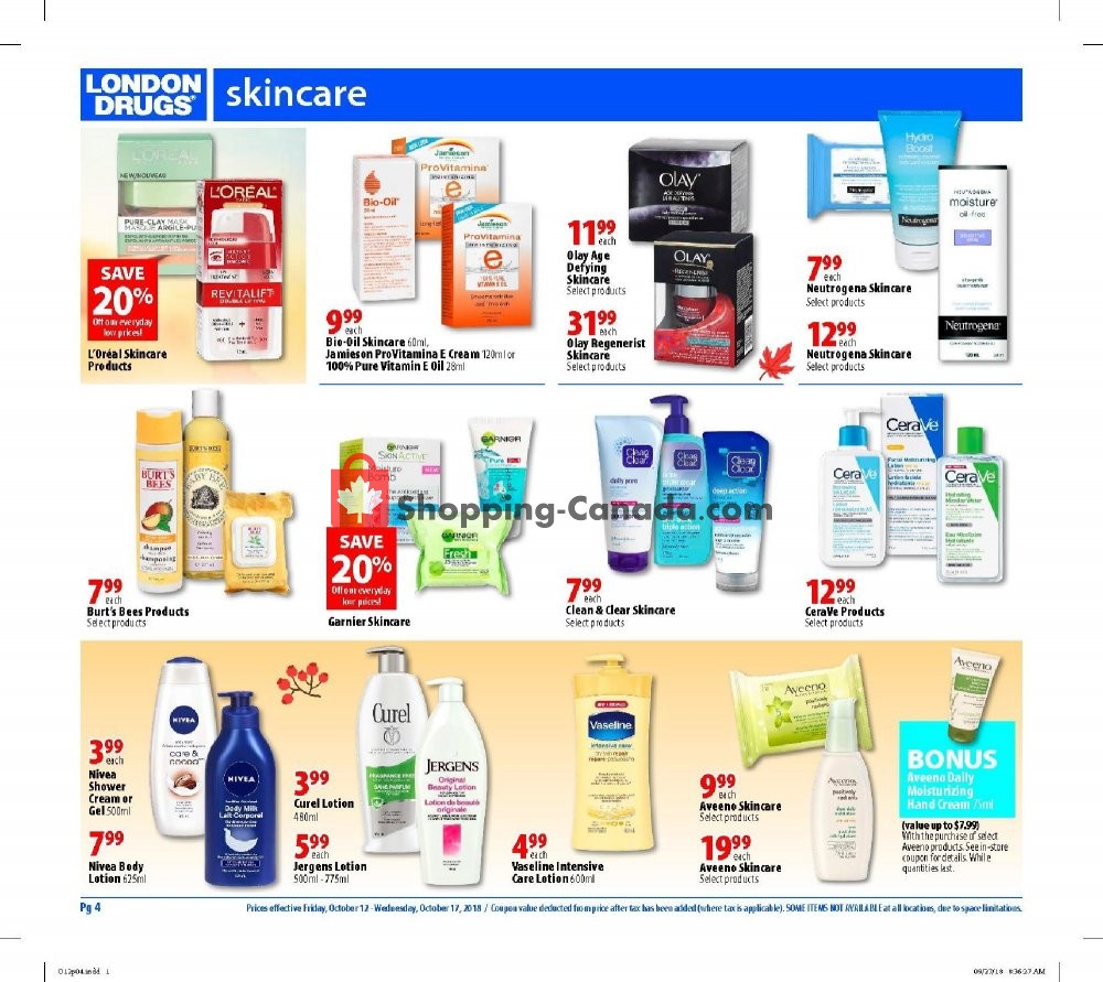 London Drugs flyer from Friday October 12, 2018 to Wednesday October 17, 2018 - page 7